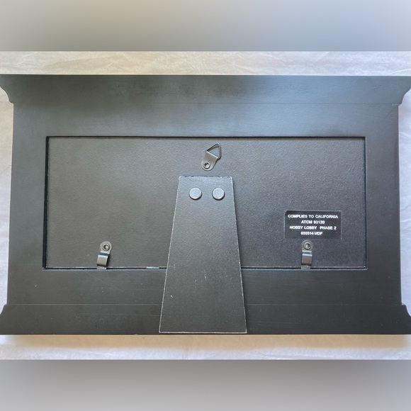 NEW Three Glass Picture Photo Frame Wood - Picture 3 of 7